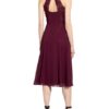 Vm Vera Mont Cocktailkleid mit Spitzenbesatz, Rot