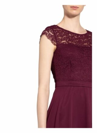 Vm Vera Mont Kleid mit Lochspitze, Rot