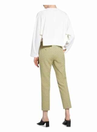Weekend Maxmara 7/8-Jacquard-Hose, Gelb