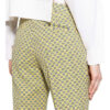Weekend Maxmara 7/8-Jacquard-Hose, Gelb