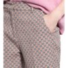 Weekend Maxmara 7/8-Jacquard-Hose, Pink