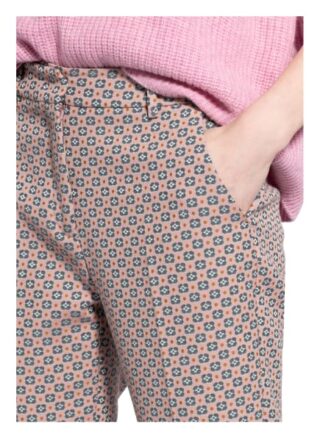 Weekend Maxmara 7/8-Jacquard-Hose, Pink