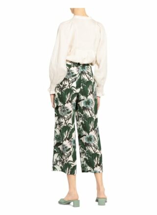 Weekend Maxmara Culotte Orietta aus Seide, Grün