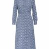 Weekend Maxmara Hemdblusenkleid Miss aus Seide, Blau