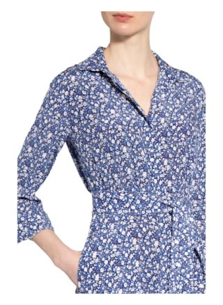 Weekend Maxmara Hemdblusenkleid Miss aus Seide, Blau