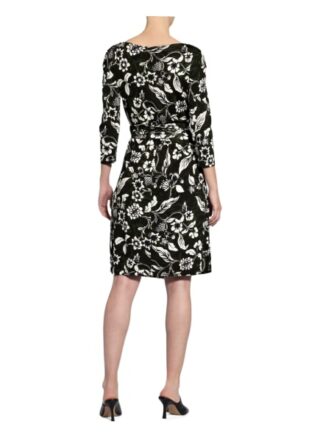 Weekend Maxmara Kleid Acume in Wickeloptik, Schwarz