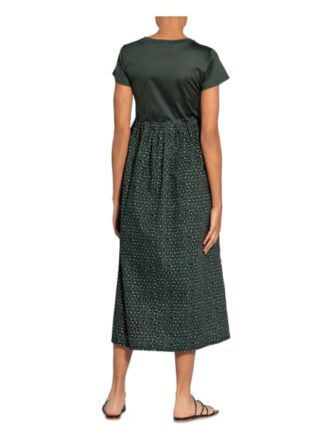 Weekend Maxmara Kleid Palchi im Materialmix, Grün