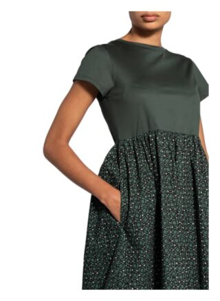 Weekend Maxmara Kleid Palchi im Materialmix, Grün