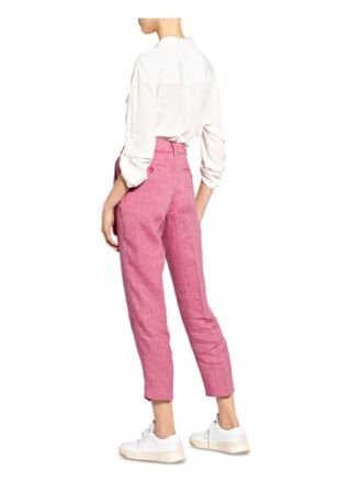 Weekend Maxmara Leinenhose, Rot