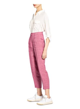 Weekend Maxmara Leinenhose, Rot