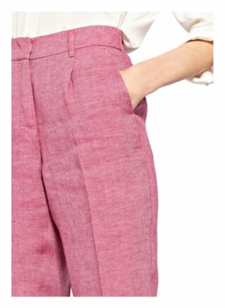 Weekend Maxmara Leinenhose, Rot