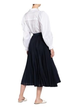 Weekend Maxmara Plisseerock Grado, Blau