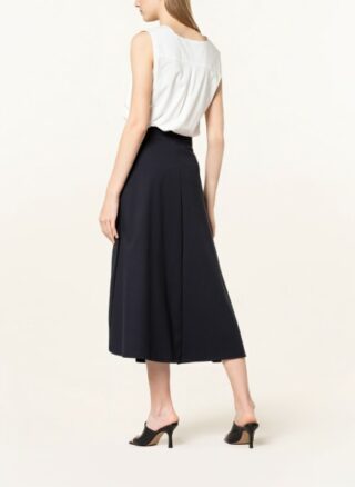 Weekend Maxmara Rock mit Plissee-Einsatz, Blau
