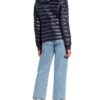Wellensteyn Steppjacke Italy Hood mit Kapuze, Blau