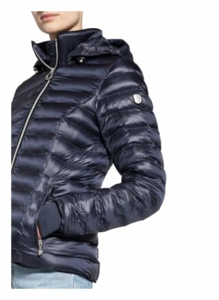 Wellensteyn Steppjacke Italy Hood mit Kapuze, Blau