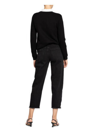 Whistles 7/8-Jeans, Schwarz