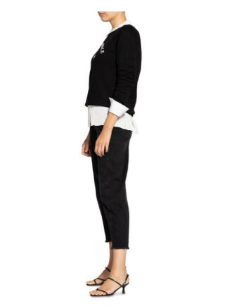 Whistles 7/8-Jeans, Schwarz