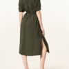 Whistles Hemdblusenkleid Olivia, Grün