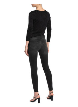 Whistles Skinny Jeans Sculpted, Schwarz