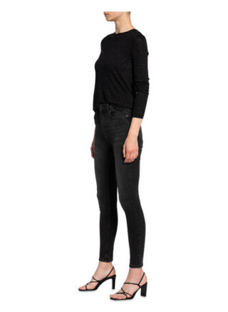 Whistles Skinny Jeans Sculpted, Schwarz
