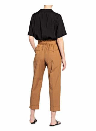 Windsor. 7/8-Paperbag-Hose, Braun