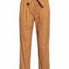 Windsor. 7/8-Paperbag-Hose, Braun