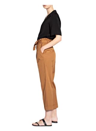 Windsor. 7/8-Paperbag-Hose, Braun