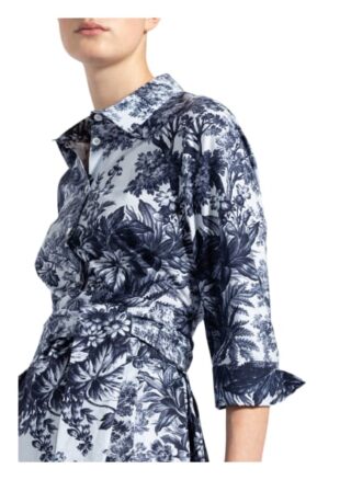 Windsor. Hemdblusenkleid mit 3/4-Arm, Blau
