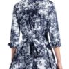 Windsor. Hemdblusenkleid mit 3/4-Arm, Blau