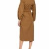 Windsor. Hemdblusenkleid mit 3/4-Arm, Braun