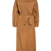 Windsor. Hemdblusenkleid mit 3/4-Arm, Braun