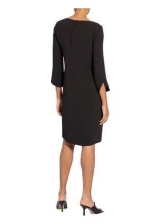 Windsor. Kleid mit 3/4-Arm, Schwarz