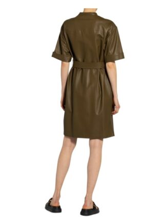 Windsor. Lederkleid, Grün