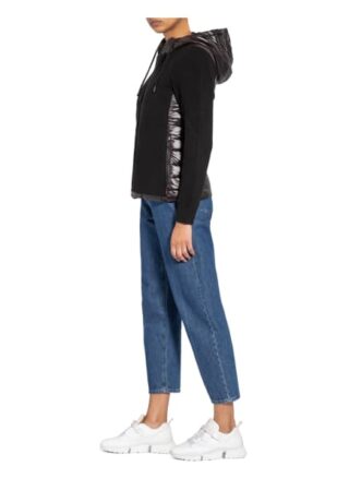 Woolrich Steppjacke im Materialmix, Schwarz