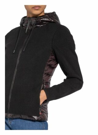 Woolrich Steppjacke im Materialmix, Schwarz