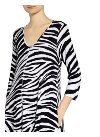 Zaída Kleid mit 3/4-Arm, Schwarz