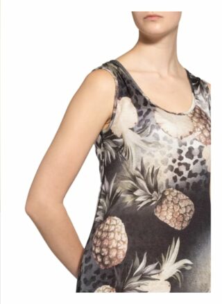 Zaída Leinenkleid, Schwarz
