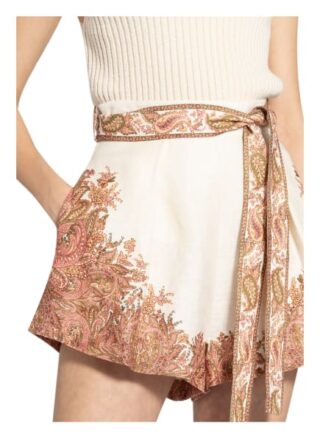 Zimmermann Leinenshorts Brighton, Braun