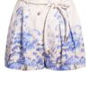 Zimmermann Leinenshorts Luminous Safari, Blau