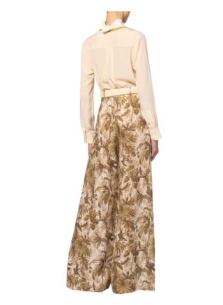 Zimmermann Marlenehose aus Leinen, Grün