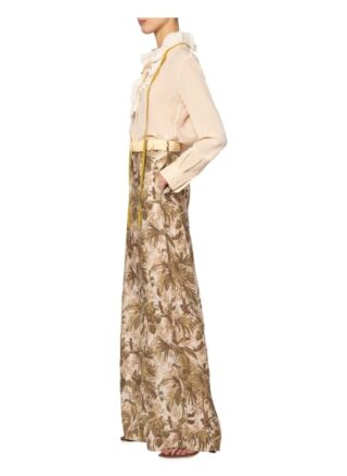 Zimmermann Marlenehose aus Leinen, Grün