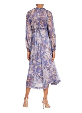 Zimmermann Seidenkleid Botanica Drawn, Lila