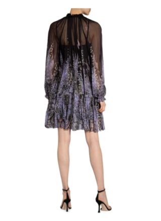 Zimmermann Seidenkleid Botanica Lantern, Schwarz