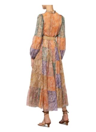 Zimmermann Seidenkleid Brighton, Lila
