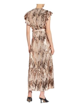 dante6 Wickelkleid Dancer mit Paillettenbesatz, Pink