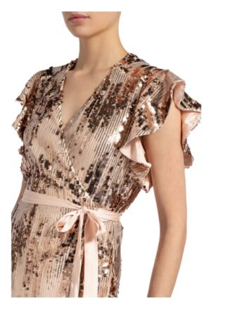 dante6 Wickelkleid Dancer mit Paillettenbesatz, Pink