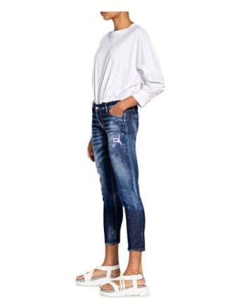 dsquared2 7/8-Destroyed Jeans Jennifer, Blau