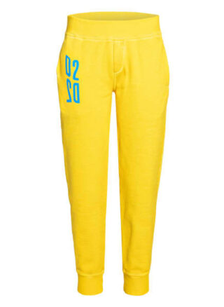 dsquared2 Hose im Jogging-Stil, Gelb