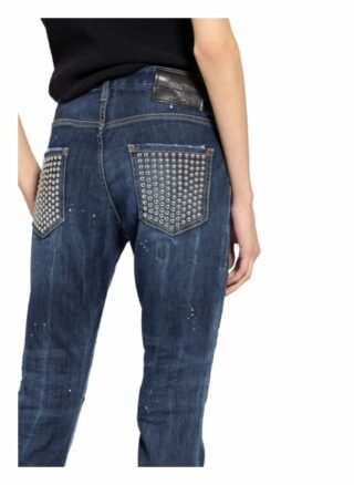 dsquared2 Jeans Cool Girl mit Nietenbesatz, Blau