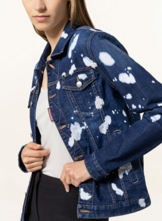 dsquared2 Oversized-Jeansjacke, Blau